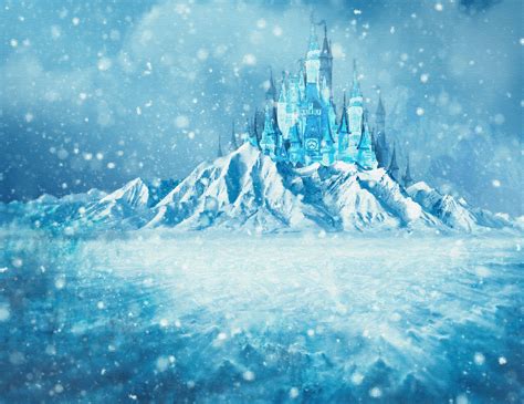 Frozen 2 Castle Photography Background Backdrop Floordrop | Etsy