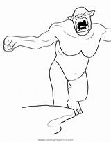 Ogre 14 Coloring Page For Kids  Free Ogres Printable Pages sketch template
