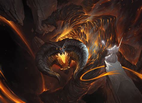 #Gandalf #Balrog The Lord of the Rings #artwork fantasy art fictional character fictional ...