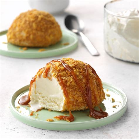 No-Fry Fried Ice Cream Recipe | Taste of Home