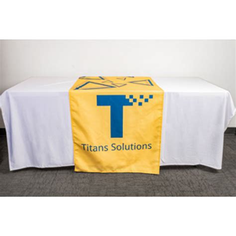 Custom Table Runners | Personalize Table Banners w/ Your Logo