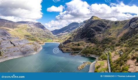 Aerial Of Dolbadarn Castle At Llanberis In Snowdonia National Park In Wales Stock Image ...