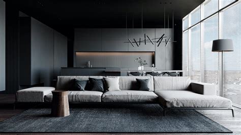 Satisfy Your Dark Side With Black And Grey Interiors