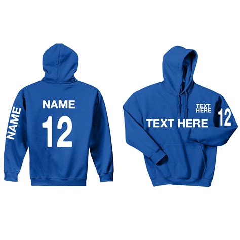 Name and Number Hoodies Sweatshirts With Name and Number - Etsy