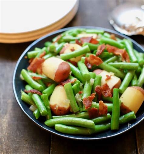 Southern Green Beans and New Potatoes Recipe | gritsandpinecones.com