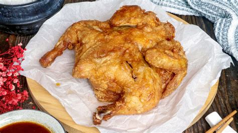 Crunchy Whole Fried Chicken - YouTube