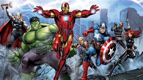 3840x2160 Resolution Marvel's Avengers Assemble Comic 4K Wallpaper - Wallpapers Den