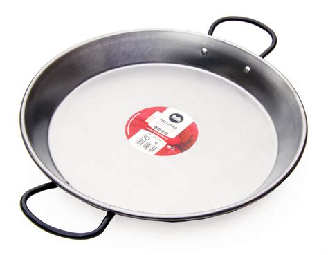 The Paella Company - 30cm Polished Steel Paella Pan for Ceramic ...