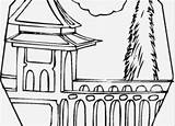 Covered Bridge Coloring Pages sketch template