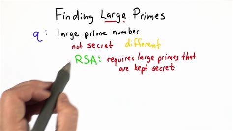 Finding Large Primes - Applied Cryptography - YouTube