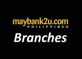 List of Maybank Branches/ATM Locators - Batangas