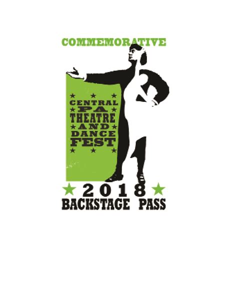 Backstage Pass Logo – Central PA Theatre and Dance Fest