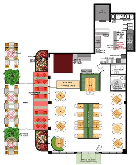 Restaurant floor plan, Restaurant layout, Restaurant plan