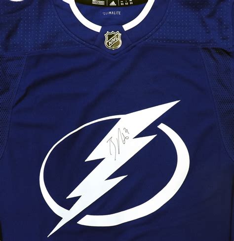 Charitybuzz: Tampa Bay Lightning Jersey Signed by Brayden Point - Lot ...