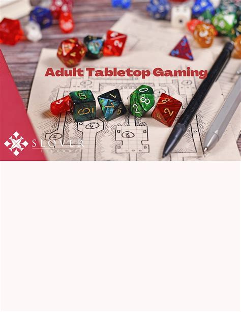 Adult Tabletop Gaming at Slover Library, Slover Library, Norfolk, May 6 2023 | AllEvents.in