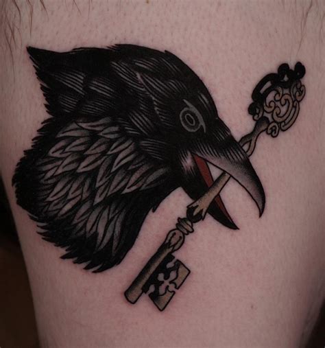 Raven by Jarret Crosson of Send The Sun Tattoo (Austin, TX) : r/traditionaltattoos