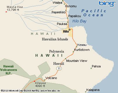 Hawaiian Paradise Park, Hawaii Area Map & More