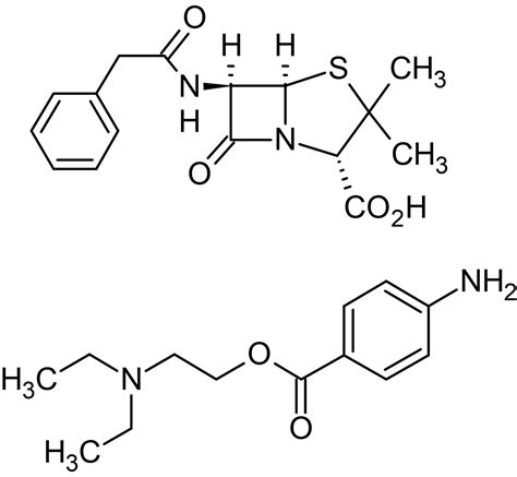 Penicillin G procaine hydrate，combination of Penicillin G and Procaine