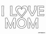 What I Love About Mom Printable sketch template