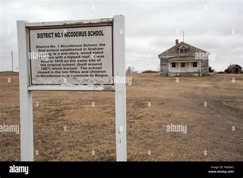 Nicodemus, Kansas - District No. 1 School at Nicodemus National ...