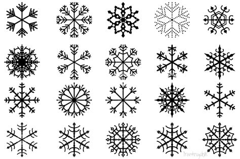 Free Snowflake Pattern Black And White, Download Free Snowflake Pattern ...