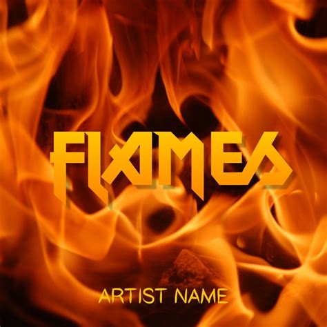 Copy of Flames album art | PosterMyWall