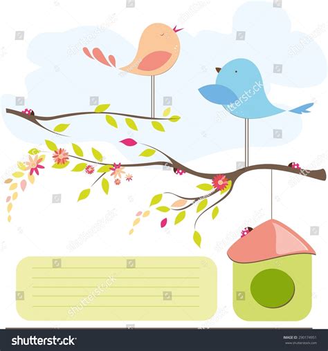 Birds Kids Background Good Pictures Gentle Stock Vector (Royalty Free) 290174951 | Shutterstock