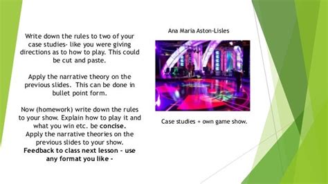 Rules of game shows