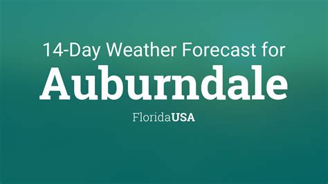 Auburndale, Florida, USA 14 day weather forecast