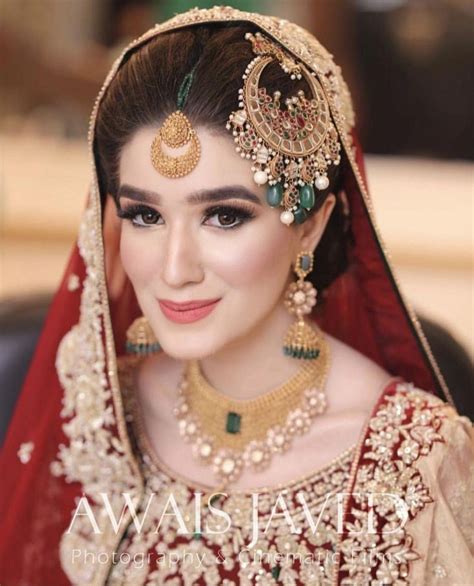 Barat bride ( makeup by sadaf farhan ) #bridaljewelryasian (With images) | Pakistani bridal ...