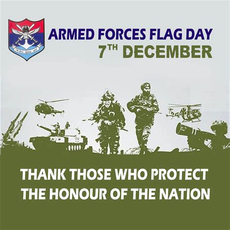 ARMED FORCES FLAG DAY: 7th Dec 2019