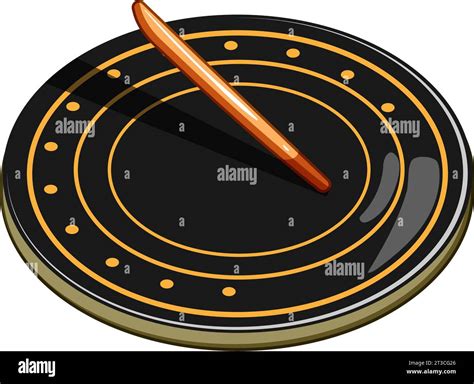 shadow sundial cartoon vector illustration Stock Vector Image & Art - Alamy