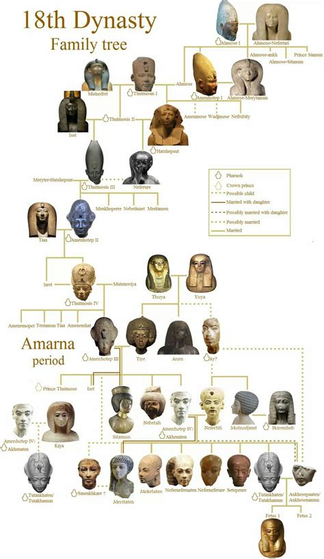 18 th Dynasty family tree Egyptian Mythology, Egyptian Hieroglyphics, Egyptian Art, Egyptian ...