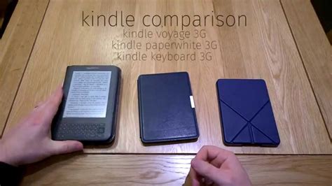 Kindle Comparison - YouTube