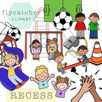 Recess Clipart by Flycatcher Clipart | Teachers Pay Teachers