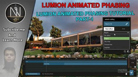 Lumion animated phasing tutorial part 1 | Tutorial, Animation, Exterior