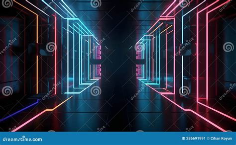 Neon dreams wallpaper stock illustration. Illustration of klwp - 286691991