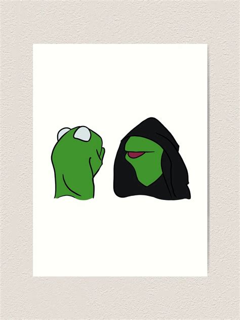 "Evil Kermit" Art Print for Sale by pixelphase | Redbubble