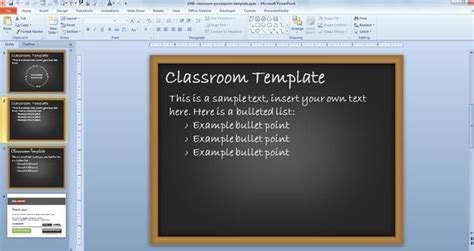 Free Classroom PowerPoint Template - Free PowerPoint Templates - SlideHunter.com
