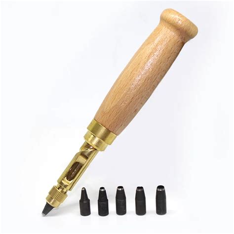 High Quality Wooden Handle Screw Punch Automatic Punching Hand Tool ...