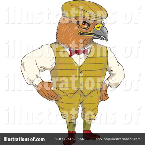 Hawk Clipart #1478163 - Illustration by patrimonio