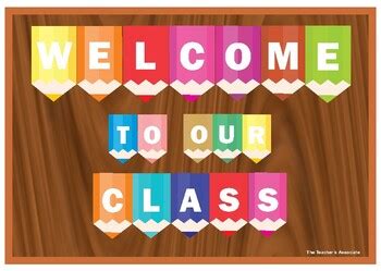 Welcome to our Class Banner by The Teacher's Associate | TPT