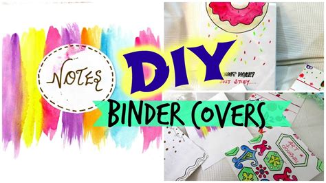 DIY-Binder covers // Easy and Affordable - YouTube