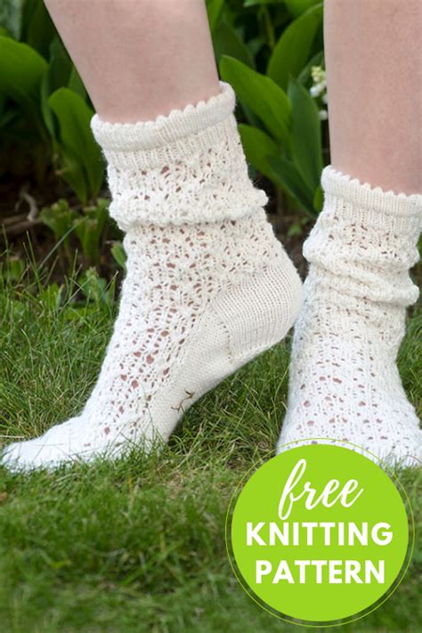 Julie Lace Socks Free Knitting Pattern — Blog.NobleKnits