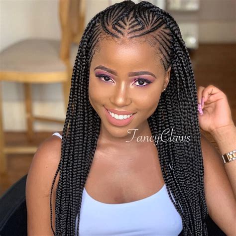 Fancyclaws on Instagram: “hairstyle and makeup done at FancyClaws ple… | African hair braiding ...