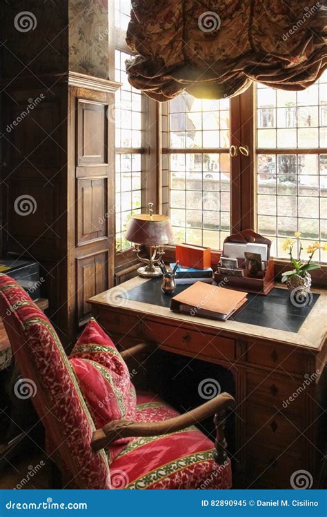 Interior. Cozy Office Space. Stock Image - Image of elegant, couch ...