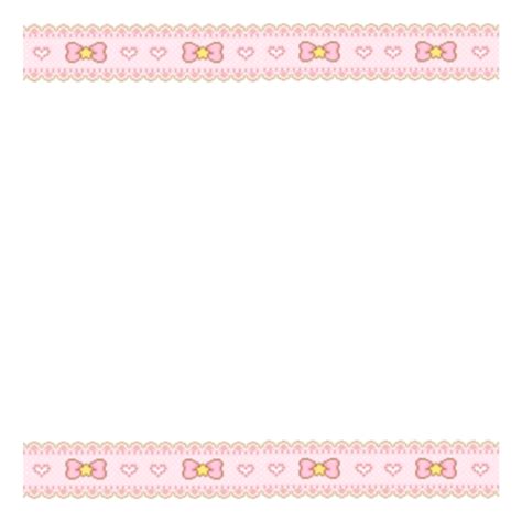 lace frame border pink kawaii sticker by @trepanationn | Kawaii ...