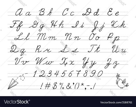 Upper Cursive Letters | Download Printable Cursive Alphabet Free!