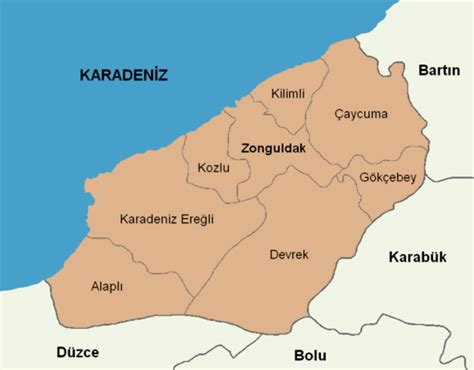 Zonguldak Map