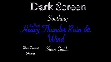 Rain and Thunder Sleep Sounds - YouTube